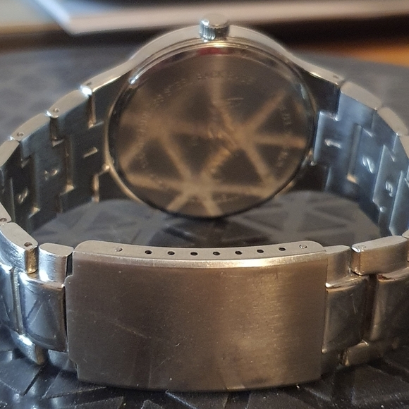 2 for $20😃Mossimo Silver/Blue Stainless Steel Men's Watch - Picture 2 of 3